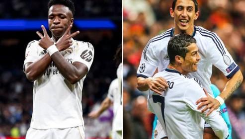 欧冠已送出31次助攻，维尼修斯升至欧冠历史助攻榜第五名