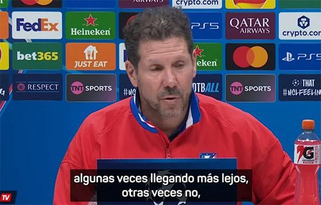 西蒙尼：明天最好先进热刺一个，让他们陷入被动