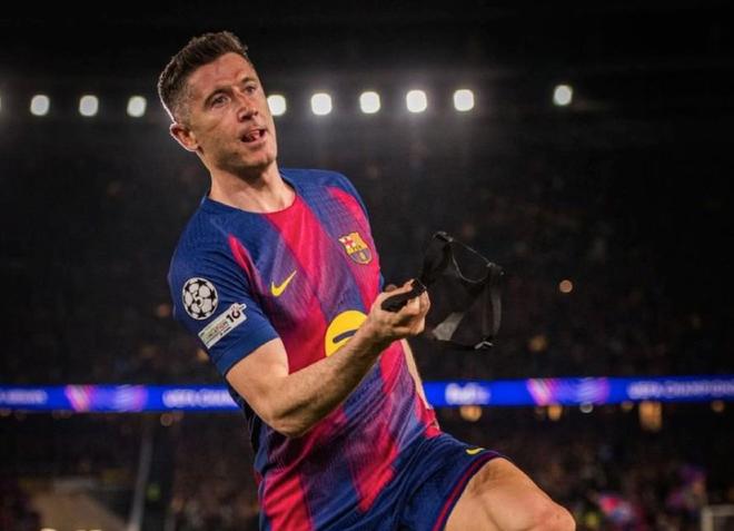 莱万欧冠淘汰赛打进36球超本泽马，赛事历史仅次于梅西和C罗